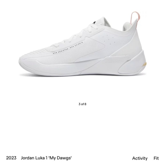 Jordan Luka 1 - Basketball Shoes - White / Coral - Picture 2 of 8